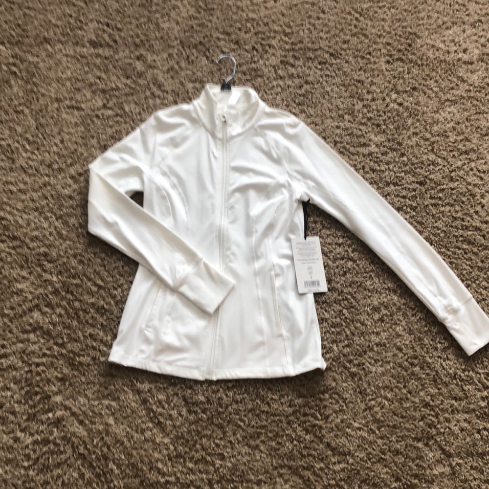 White athletic jacket